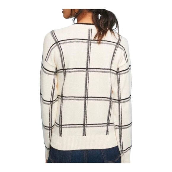 Anthropologie Moth Windowpane Sweater - Picture 2 of 6